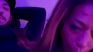 Making mom’s friend come suck my cock