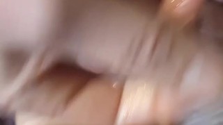 Cumshot over feet