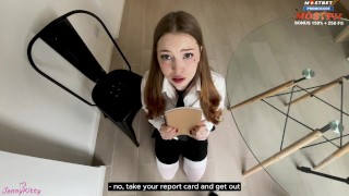 Глупая Студентка Не Готова К Зачету Но Готова Ебаться