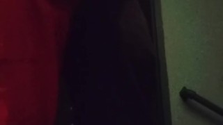 Risky load drop outside in my apartments stairwell