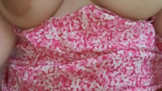 Missionary with Big Bouncing Boobs Babe in Sundress