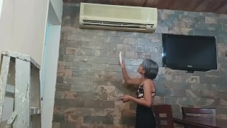 I let my stepson play with my ass and fuck me hard, I love when he fills me with cum.