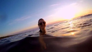 Teen Exploring Latvian Nudist Beach