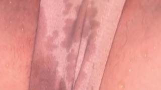 Homemade Bella Toy play squirting close up