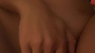 Just 2 lesbian girls having fun in bed