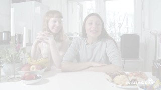 Ersties: Talia & Bonnie Enjoy A Hot Lesbian Sex Experience Together