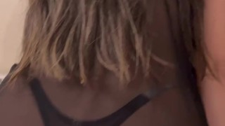 The secretary wanted a raise and invited me to a motel to fuck her! Sexy lingerie!