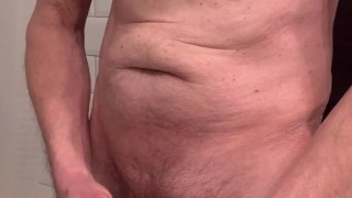 Naked cumshot