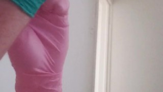 gloved fun with fleslight