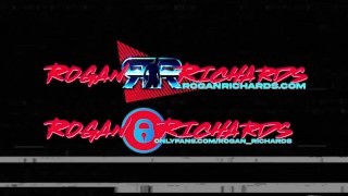 ROGAN RICHARDS shows of his smooth massive PECS and fat cock!