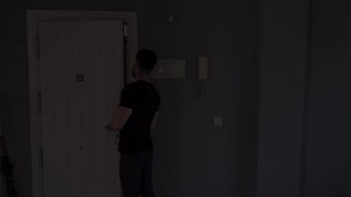 Giant vore babysitter shrink & swallows Silas