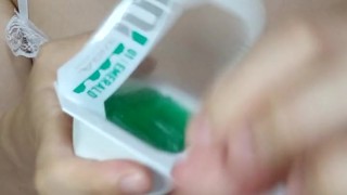 [TENGA UNI] Feeling great with a new toy ♡ Perverted office lady's toy masturbation ♡ [EMERALD]