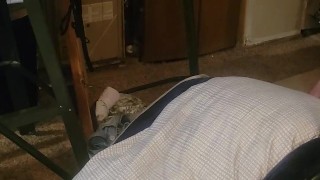 Ass up tied to a chair