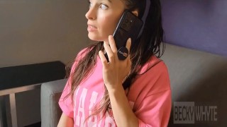 He didn't answer the phone & his got a creampie