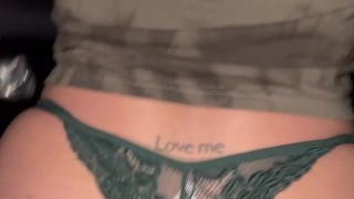 Fucked in the car and outdoors! Hot dialogue with my best friend