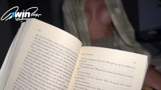 My stepsister seduced me while I was reading a book. Delicious close-up rubbing by BootyFrutti