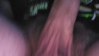 Sucking and licking the tip of my dick and cumming twice!