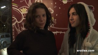 Ersties - Agave & Magena Do Lesbian Things In the Sauna For All To See