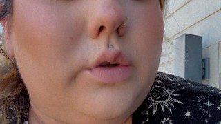 Smoking after a long day of packing.