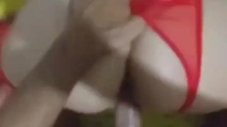 fantasiada rebolou no meu pau até eu gozar