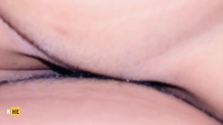 ណាត់អ្នកមេម៉ាយរៀនលក់ផលិតផលអនឡានជាមួយគ្នា ចុយគ្នាក្នុងព្រៃ (Cum inside my online classmate)