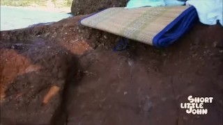 Edging and cumming in a peaceful beach