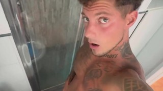 BoyGym Muscle Piss In My Bathroom💦