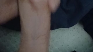Giving my cock that hawk tuah and edging