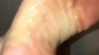 Male Foot Fetish & Dildo Foot Job & Dildo Fuck