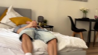 Horny hotel experience with hot boy