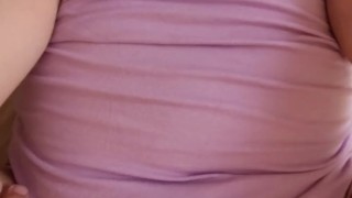 Hot Babe with Beautiful Big Bouncing Tits Moaning Loud with My Dick inside Her