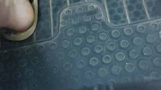 Jamming out while I'm cruising around driving in my flip-flops