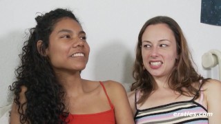 Ersties - Abbygale & Caroline Have Lesbian Fun in the Park