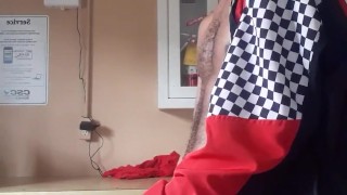 Busting A NUT IN THE LAUNDRY ROOM !!
