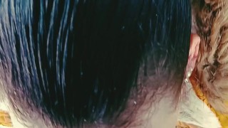 smoking a pen with a cigarette