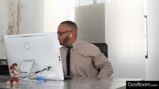 Gamer Stepson Rides Stepdad's Black Cock