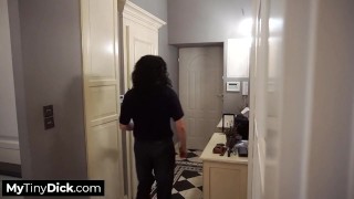 It's the smallest dick any of these three hot girls has ever seen