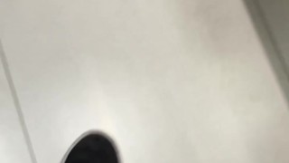 almost caught jerking off in a public bathroom