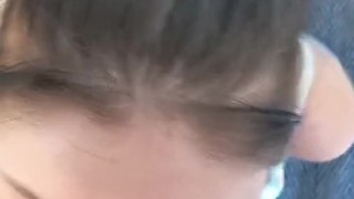 Pov blowjob in the mirror...