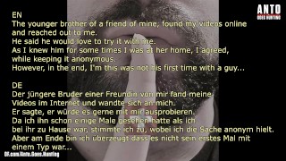 20 year old brother of a girlfriend wants to try it the first time with a guy