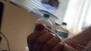 Trying to make my penis pee cum