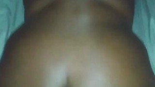 MY CO WORKER OWED ME SOME MONEY SO HIS BABY MAMA TOOK CARE OF THE DEBT BY ROCKING CHOCOLATE ASS BACK