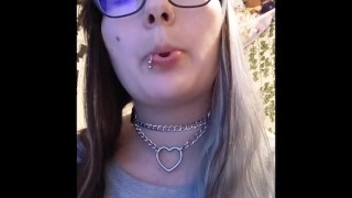 Making a tiny a quick snack