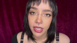 Drooling Long Tongue JOI with Countdown CUM IN MY MOUTH!