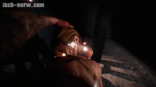 My Step Mom Give me Blowjob in Prison & Cum in Mouth! 3D Animation POV