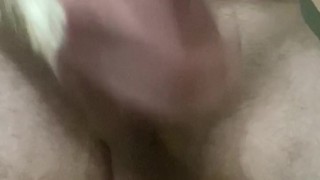 Jerking Off on Cam for Friend’s Horny Hotwife - Huge Cumshot
