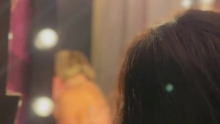 I please my girlfriend with big tits and tongue kisses