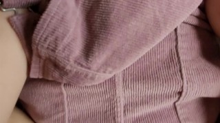 Guy Fucking Stepsister Missionary in Her Cute White Panties