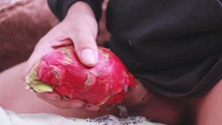 I was so horny I fucked a dragon fruit