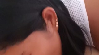 Rica follada con hotwife qué le gusta la leche en su boca